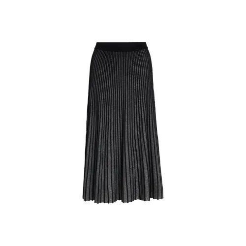 KARL LAGERFELD Повседневный Длинный Юбка Женские Черный