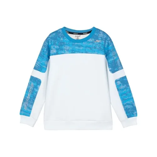Skechers Comfort Sports and Leisure Series Яркий белый/0019 Kids Свитшоты