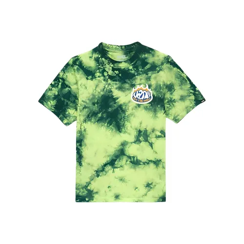 Vans T-рубашка Slaps Tie Dye T-рубашка Зеленая Детская