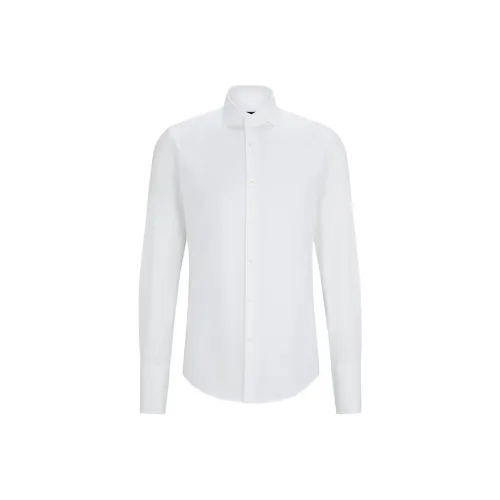 Hugo Boss Белые Мужские Рубашки