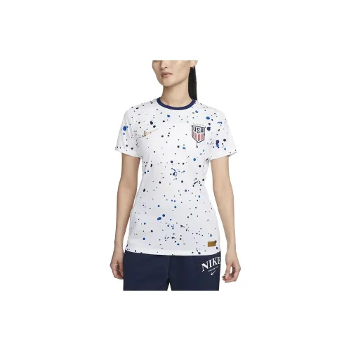 Nike USA Soccer Team Olympic Series Футбол Джерси Женская Белая