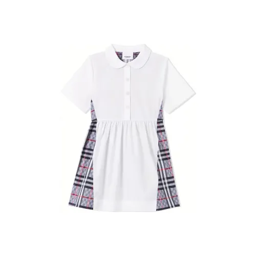 Burberry SS22 Платье Белое Детское