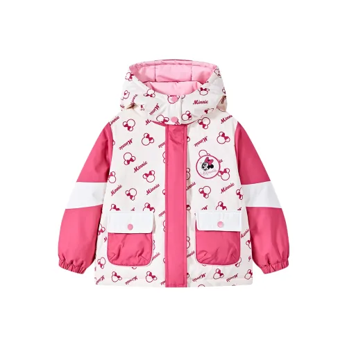 Disney Пуховик Розово-красный для детей 3-7 лет