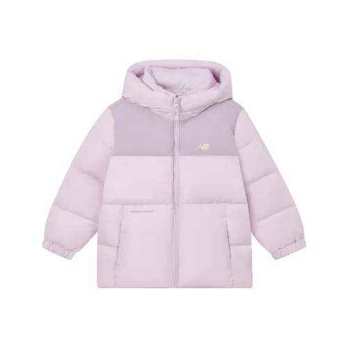 New Balance совместный бренд Пуховик Светло-фиолетовый Подростки