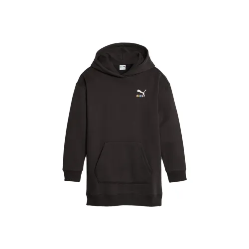 PUMA CLASSICS Детская одежда CLASSICS Sweater Weather Big Детский Толстовка Hoodie Детский Черный