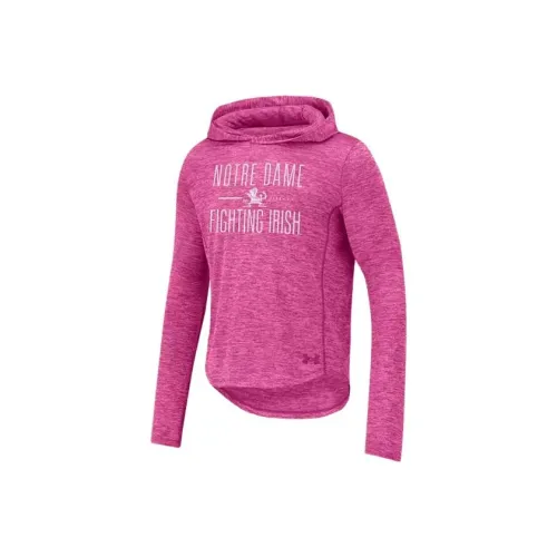 Under Armour Детская одежда Университет OF Notre Dame T-рубашка Детская Розовая
