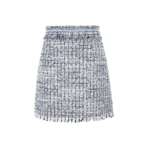 MASFER.SU Повседневные короткие юбки Женские Серебряные