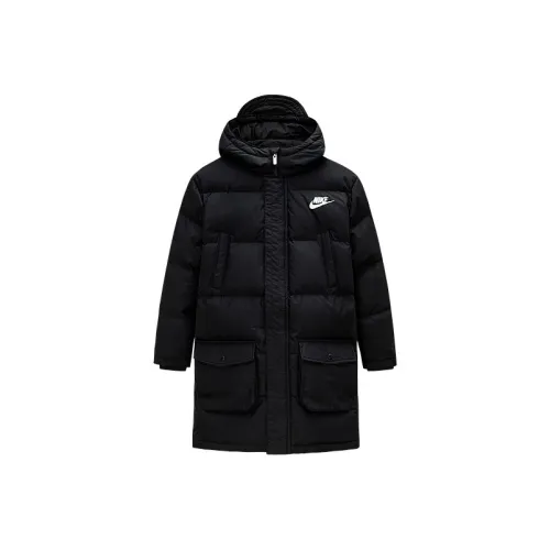 Nike Пуховик Глубокий черный для детей 3-7 лет