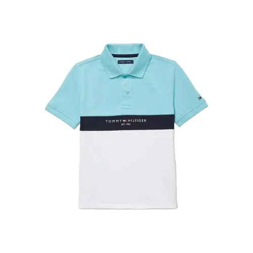 Tommy Hilfiger Детская одежда Colorblock POLO Топы Mediterranean Polo Multicolor Baby