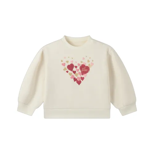 GAP совместный бренд Осенний и Зимний Композитный Искусственный Овечий Шерстяной Сердце Рукав-Фонарик для Младенцев и Детей-Стукателей