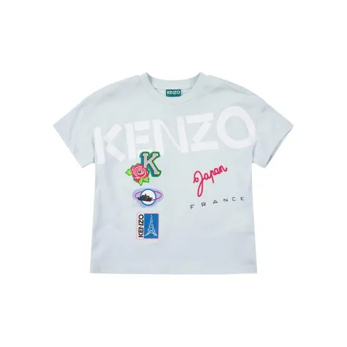 KENZO Светло-синие Kids T-рубашки