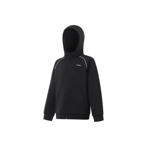 LINING YOUNG Свитшот Comprehensive Physical Fitness Черный Детский