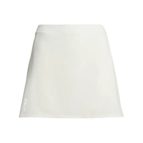 Polo Ralph Lauren SS25 Повседневные короткие юбки Женские Фарфоровый белый