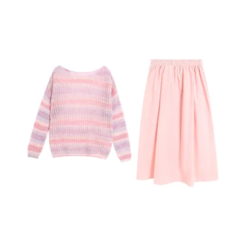 OURUOKE Женские комплекты с юбкой