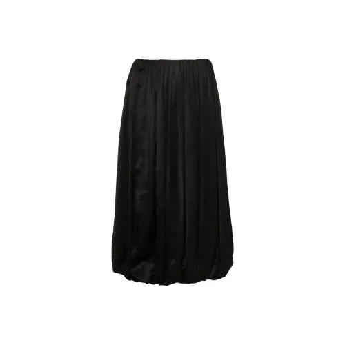 MM6 MAISON MARGIELA SS24 Повседневная длинная юбка женская черная