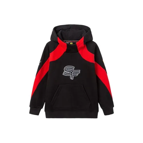 PUMA x FERRARI Толстовка Черный для детей 3-7 лет
