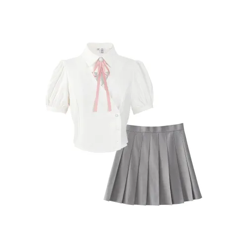 9 Кошачьих Лакомства для Кошек Плиссированная Юбка UNIFORM Набор Женские