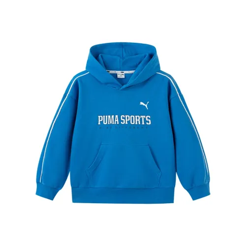 PUMA Свитшот Sportstyle Collection Graphic SS25 Королевский Синий Детский