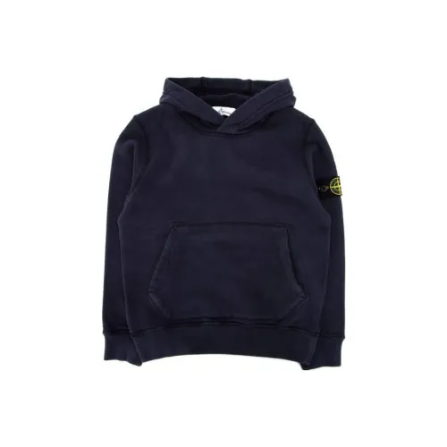 STONE ISLAND Черные KIDS Свитшоты