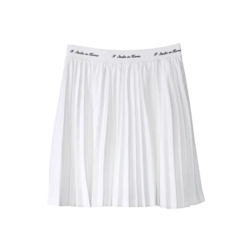 Fstudio Европейский стиль Повседневные короткие юбки для богатых и знаменитых женщин Белый