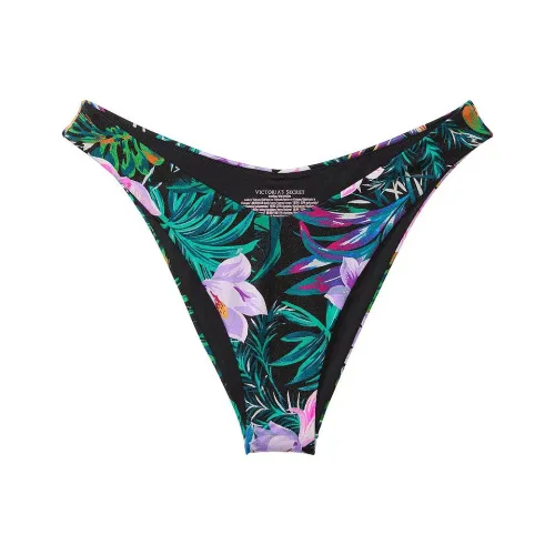 Victoria's Secret Розовый Mix Match Бразильский Бикини Низ BT Плавки Женские Черный Тропический