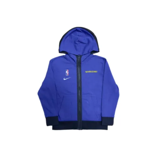Nike x NBA Куртка Golden State Warriors Синий Дети Возраст 3-7 лет