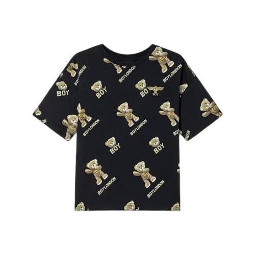 BOY JUNIOR Черные Детские Рубашки T