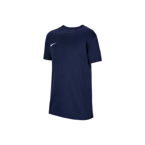 NIKE Dri Fit Темно-синий Школьный возраст Футболка