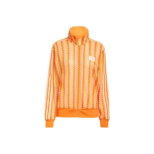 Adidas Originals Куртки и Пальто Женские Полу-Солнечный Оранжевый