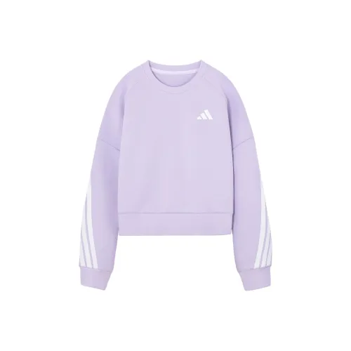 Adidas Свитшот Светло-фиолетовый Подростки
