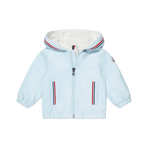 MONCLER Куртки и пальто Светло-синий для младенцев и малышей