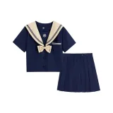 Набор (Юкари Сакура, темно-синий + кофе, галстук-бабочка)