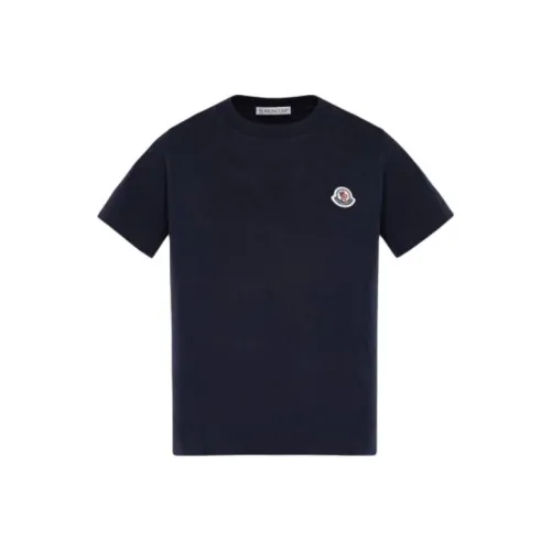 Moncler Kids Морской синий Т-рубашки