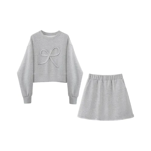 Cypress House Комплект с юбкой Женские Светло-серый