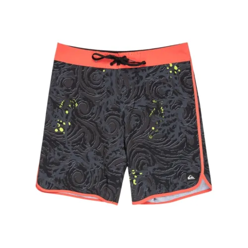 Quiksilver Черные Мужские Пляжные Шорты