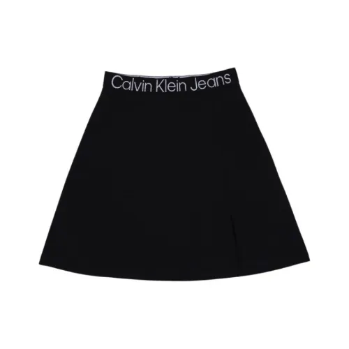 Calvin Klein Черные Женские Повседневные Короткие Юбки