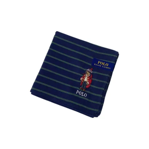 Polo Ralph Lauren Хлопковый шелк Шарфы Унисекс Синий Зеленый