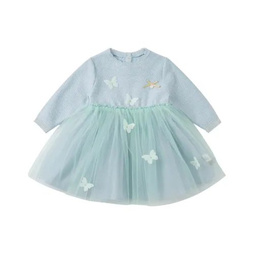 DAVE BELLA Малыш Платье Серый Синий Детский