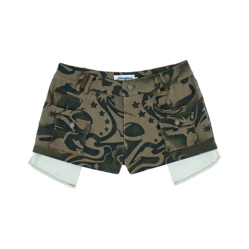 Starwalk Soldier Джинсовые шорты Женские Камуфляж