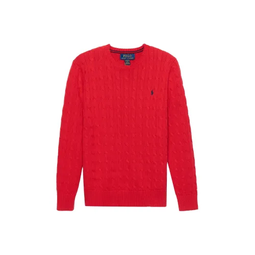 Polo Ralph Lauren Свитер Детская одежда FW22 Красный Детский