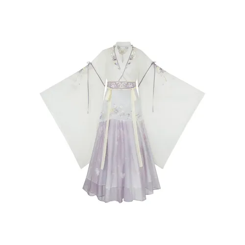 Cloud Hidden Moon Embroidery Ханьфу Женские