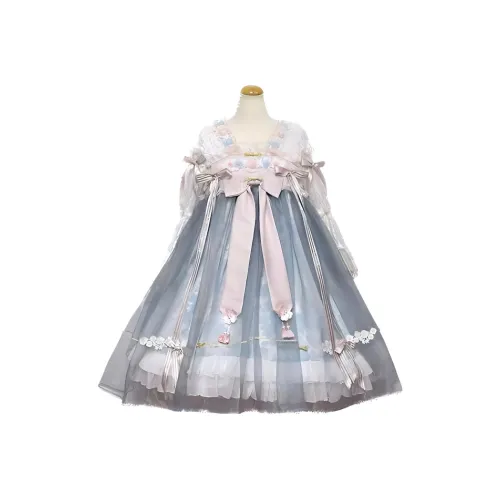 Детское синее платье Лолита для женщин