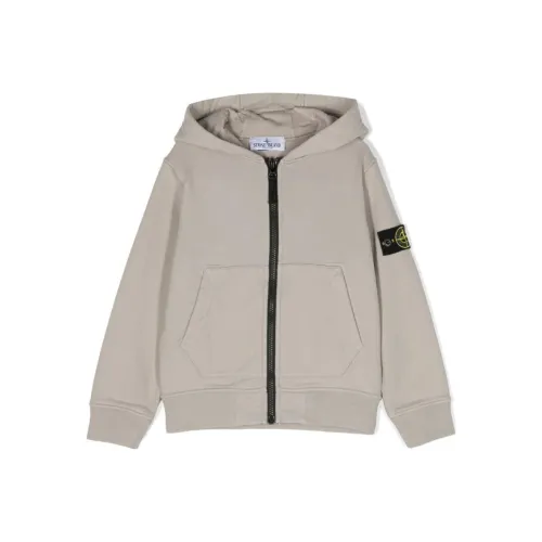 STONE ISLAND Серый Kids Свитшоты