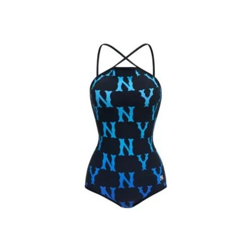 MLB Черные Женские Ван-Пис Купальники