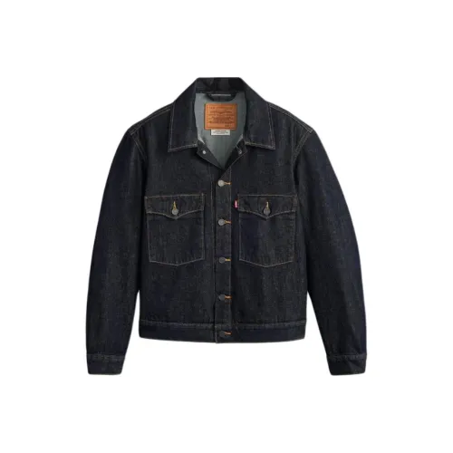 Levis Черные Мужские Джинсовые Куртки