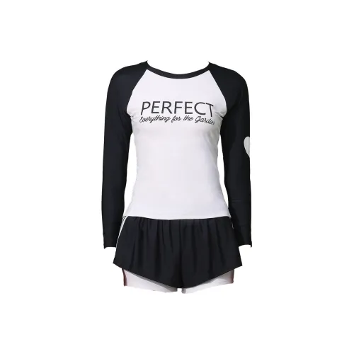 HAOZHILANG Белый Женский Двухкомпонентный Купальник