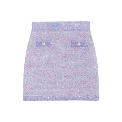 BEBE Фиолетовые Женские Повседневные Короткие Юбки