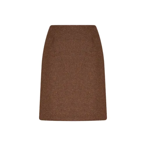 BLAZE Milano FW24 Повседневные короткие юбки Женские Коричневый