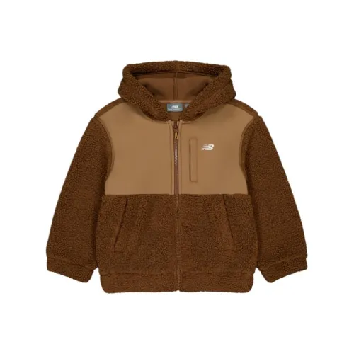 New Balance совместный бренд Куртки Пальто NB Коричневый Дети Возраст 3-7 лет