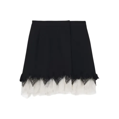 Alexander McQueen Повседневные короткие юбки Женские Черный